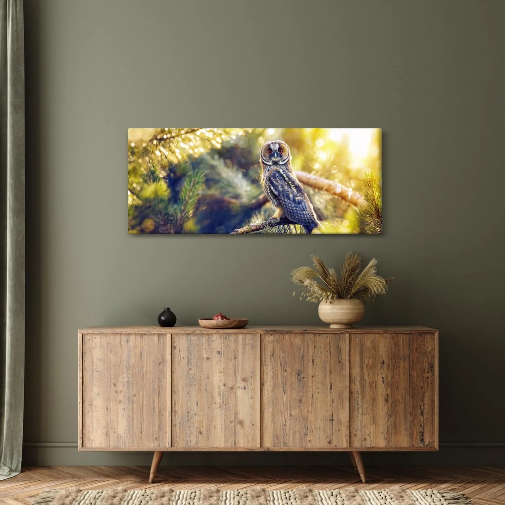 Egy bagoly képe a fán (120x50 cm)