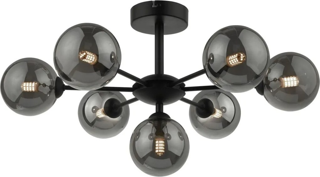 Dar Lighting COHEN COH3422-01 Plafonlámpa 7x40W/G9