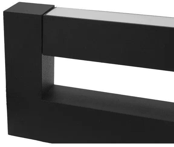 LED Kültéri fali lámpa 2xLED/16W/230V IP54 90 cm fekete