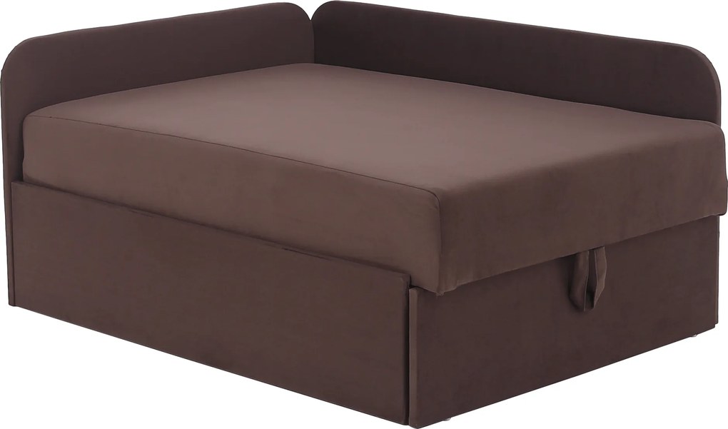 Kinyitható heverő, barna Taupe, MONTES UNI
