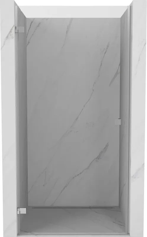 Mexen Lunar-B balra nyíló zuhanyajtó 75 cm, átlátszó, króm - 832-075-000-01-00-L