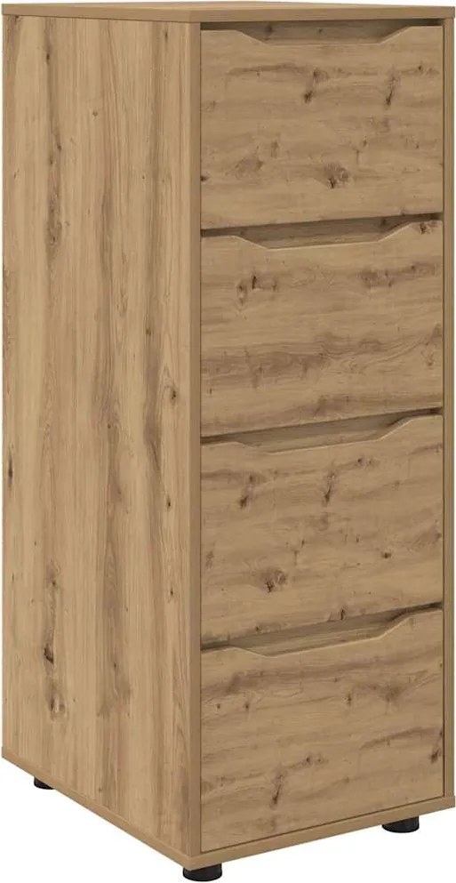 vidaXL Tárolószekrény Artisan tölgy 40 x 48 x 105 cm Faanyag