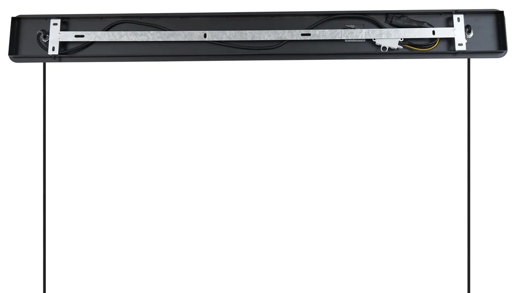 Japandi függőlámpa fekete barna szövetbúrával, 2-lámpás - Bida