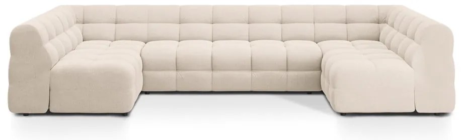Bézs sarokkanapé (U alakú) Kendal – Micadoni