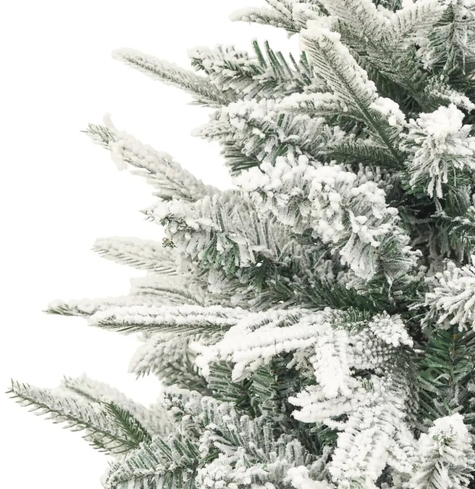 PVC és PE műkarácsonyfa pelyhes hóval 120 cm