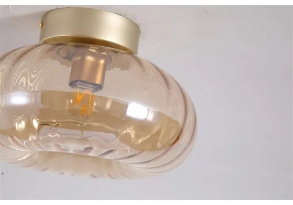 Searchlight 32156-28GO - Mennyezeti lámpatest CELESTIAL 1xE27/60W/230V átm. 28 cm