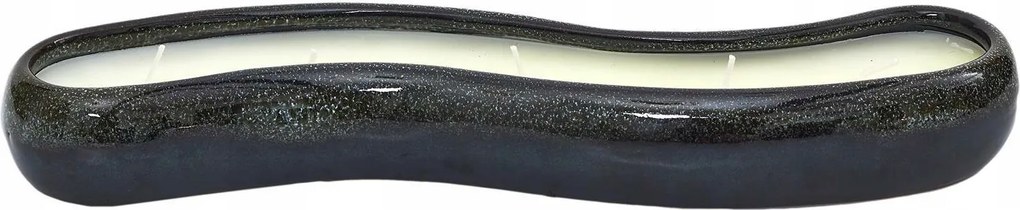 Kerámia Gyertya fekete Hosszúkás 30 x 7 x 4 cm dekoratív