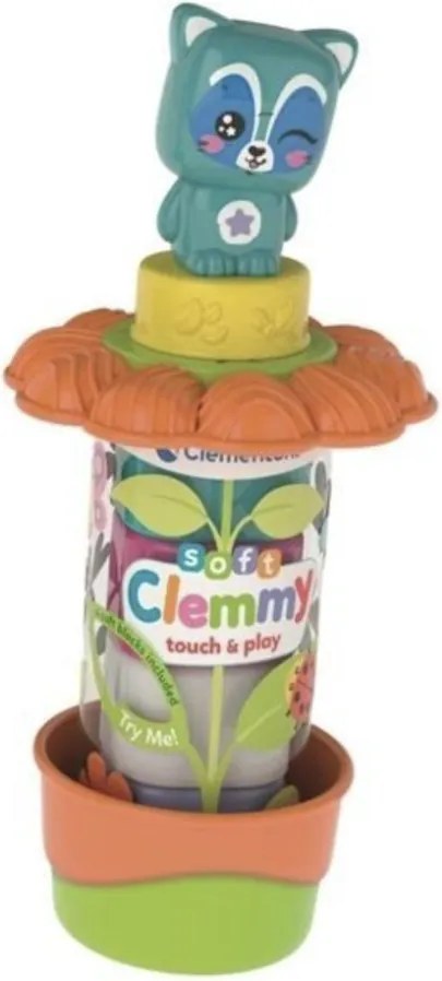Színes Clemmy Garden Cat puha építőkocka szett 7 db-os Clementoni