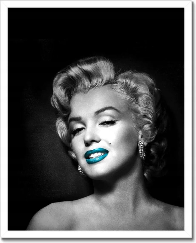 Poszterek keretben 40x50 Marilyn Monroe szájjal