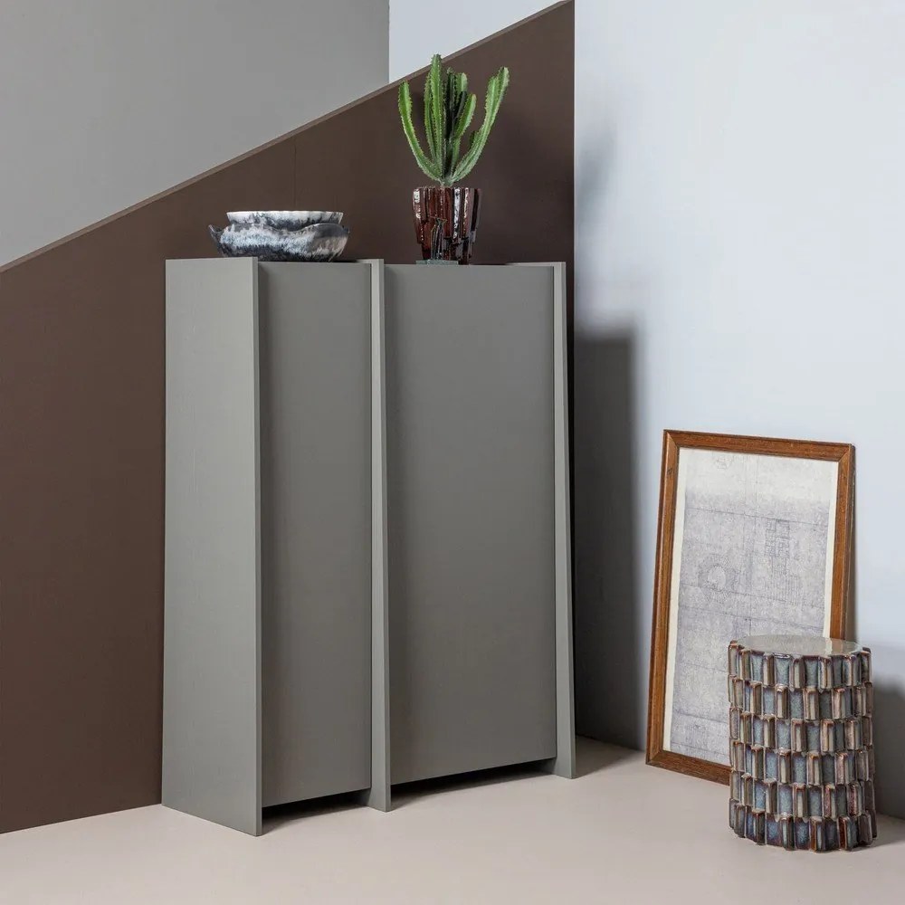 Kerámia kerek tárolóasztal ø 35 cm Axu – WOOOD