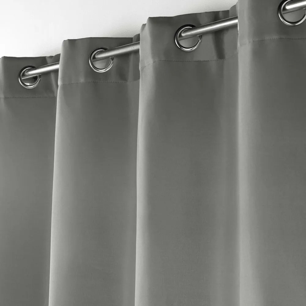 Szürke mikroszálas termo függöny 135x260 cm Micropolar – douceur d'intérieur