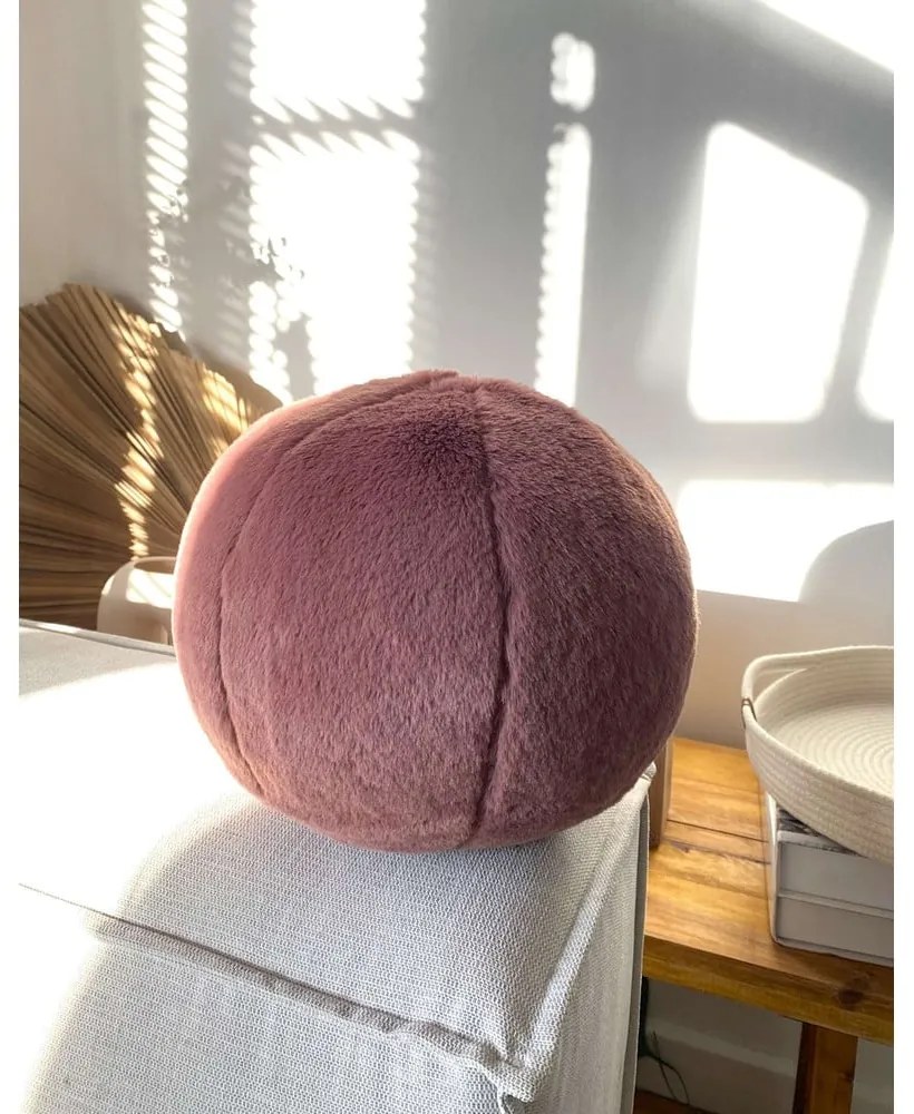 Mikroplüss díszpárna ø 25 cm Top – Mioli Decor