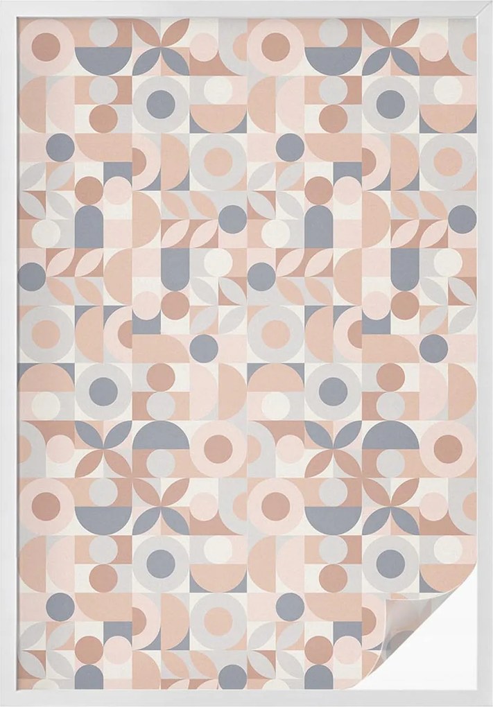 Ablaküveg fólia Adatvédelem Absztrakt mozaik 100x146 cm