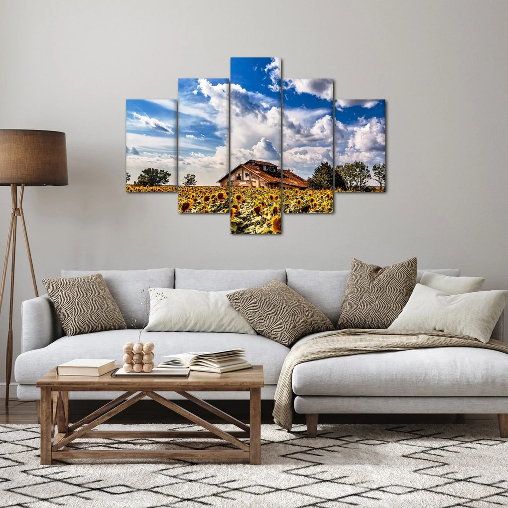 Napraforgó mező képe (150x105 cm)