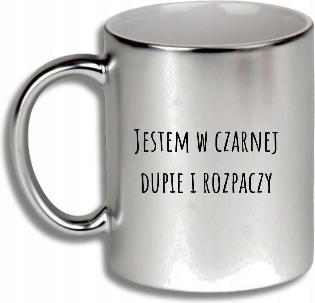 Ezüst Bögre Ajándék Különböző Alkalmakra Fekete D****