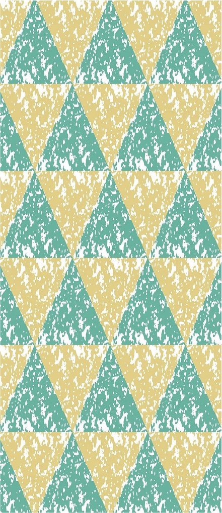 Tapéta Geometriai háromszögek Pasztell Tiffany Homok Minimalizmus 91x211