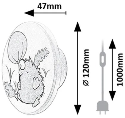 Rabalux 71099 - LED fali lámpa HEDGY LED/9W/230V 3000/4000/6500K