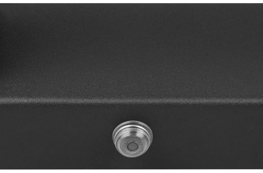 Matt fekete LED fali lámpa Fabrizio – Trio