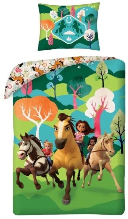 Spirit gyermek ágyneműhuzat 70x90 + 140x200 cm