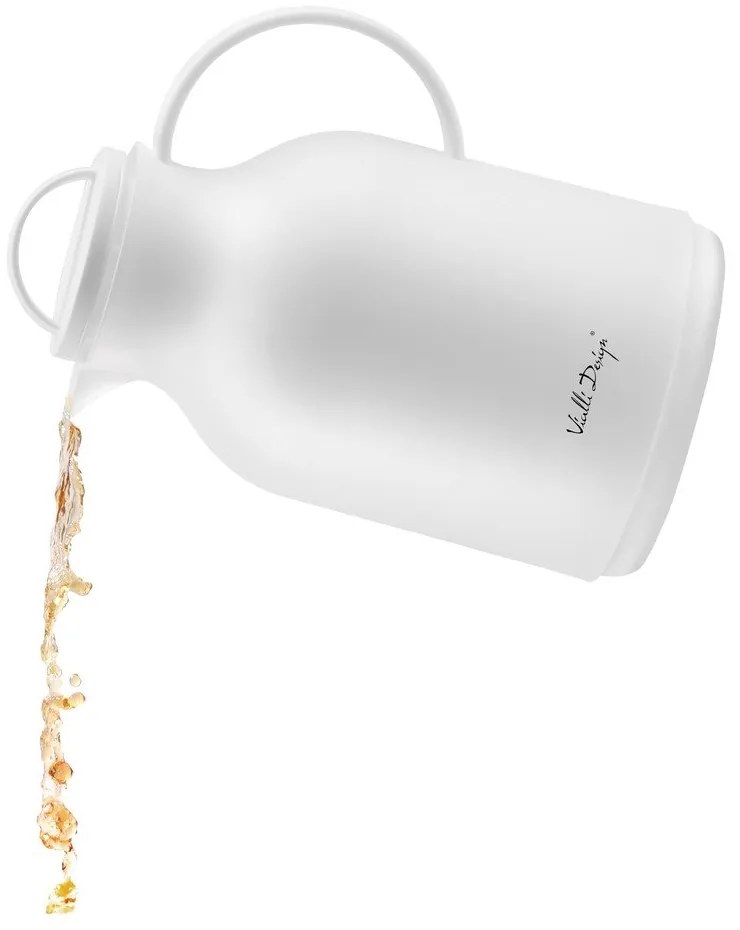 Fehér termosz, 1 l - Vialli Design