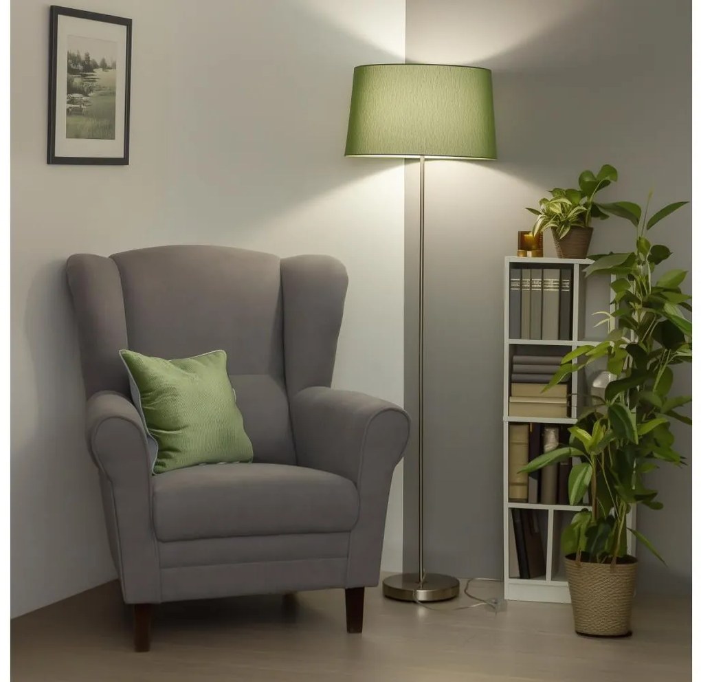 Brilagi - LED állólámpa CERIA 1xE27/40W/230V átm. 45 cm zöld/matt króm