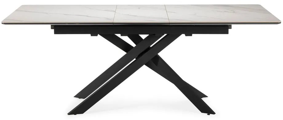 Bővíthető étkezőasztal kerámia asztallappal, hosszabbító asztallappal 89,5x160 cm Belma – Marckeric