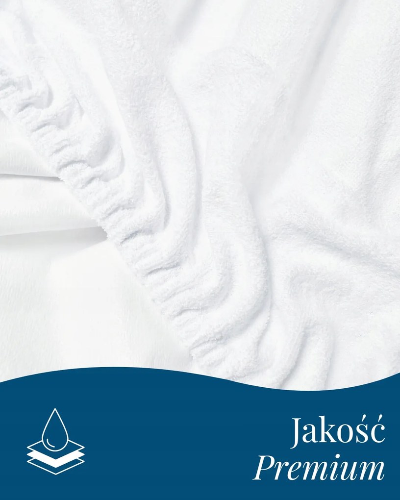 Vízhatlan lepedő Légáteresztő 80x200 gumis lepedő Pamut