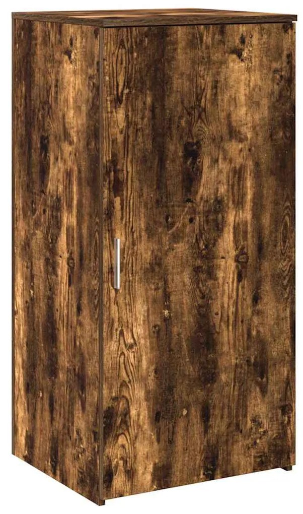 recepciós pult füstös tölgy 155x50x103,5 cm szerelt fa