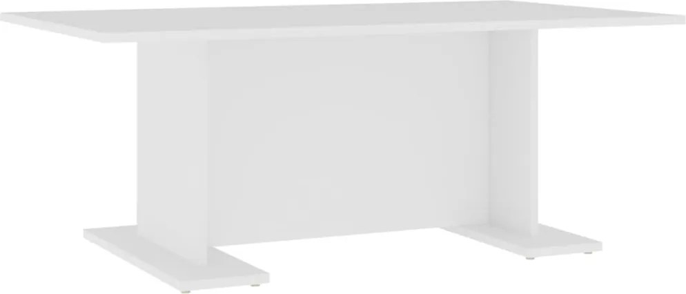 vidaXL fehér szerelt fa dohányzóasztal 103,5 x 60 x 40 cm