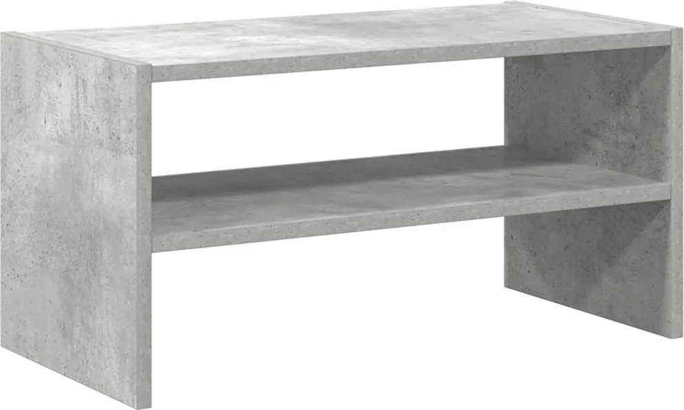 vidaXL betonszürke cipőtartó állvány halmozható 60 x 30 x 30,5 cm
