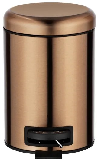 WENKO 24036100 - LEMAN kosár 17x25 cm rozsdamentes acél/rézszínű/fekete