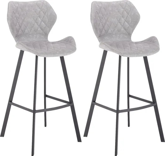 2 x Bárszék Hawaj CL-865-5 világos szürke