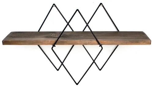 Fali polc 36x60 cm fenyő