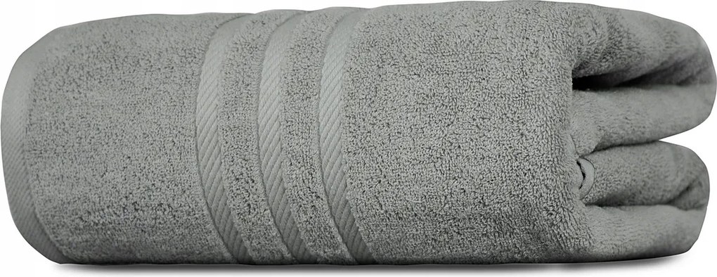 Fürdőszobai Pamut Törölköző Inception 70x140 Világosszürke 450 Gsm Nedvszívó