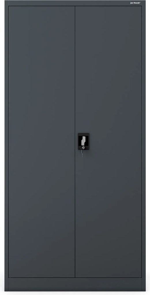 Fém irodai és műhelyszekrény antracit JAN D600 900 x 1850 x 600 mm