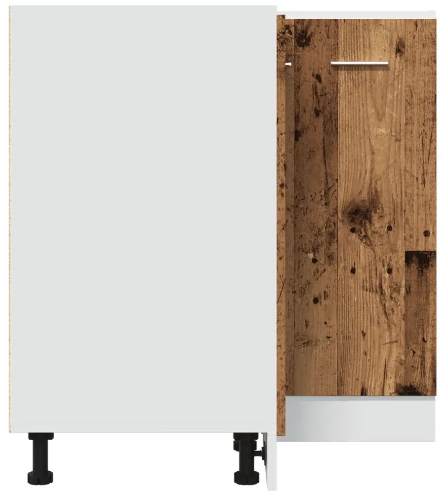 “Lyon” antik fa színű szerelt fa konyhaszekrény