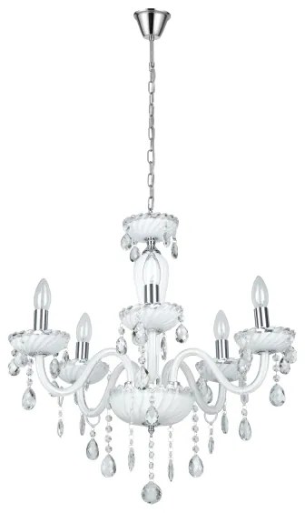 Eglo 39113- Csillár CARPENTO 5xE14/40W/230V