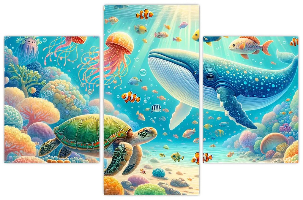 Kép - A világ a víz alatt (90x60 cm)