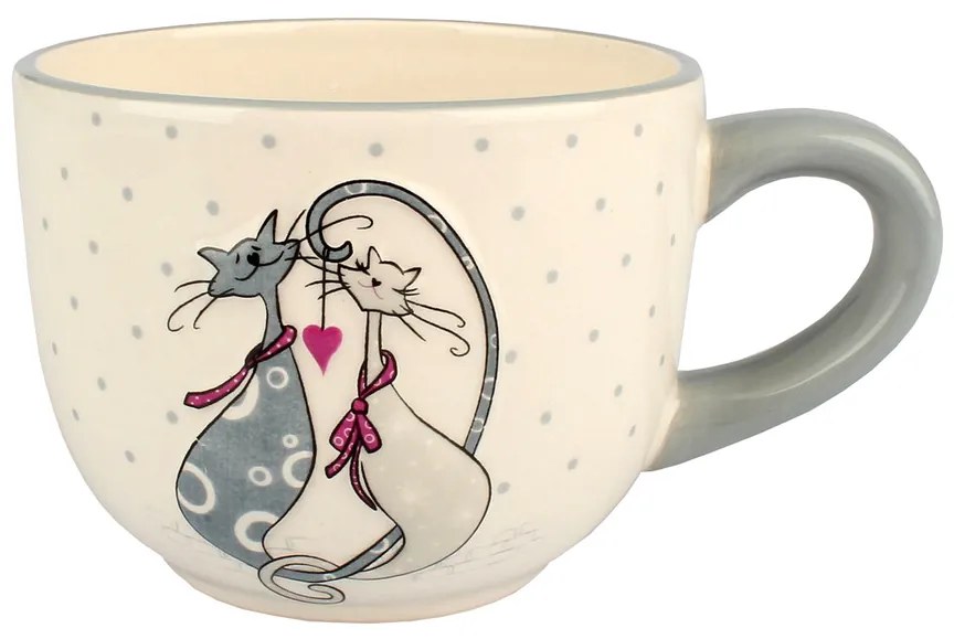 Cats kerámia bögre, 530 ml