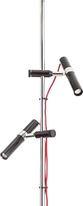 RENDL VIPER FL fekete króm 230V LED 2x3W 60° 3000K