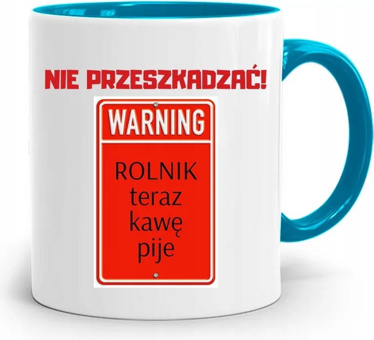 Gazdálkodóknak A Kék Bögre Ne Zavarjon! fényképes nyomattal