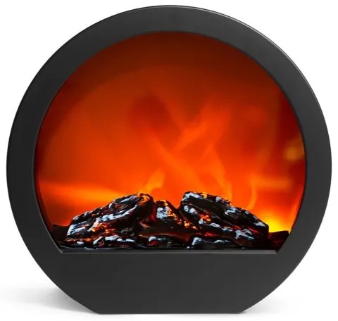 LED Karácsonyi dekoráció 7xLED/230V/4xAA kandalló