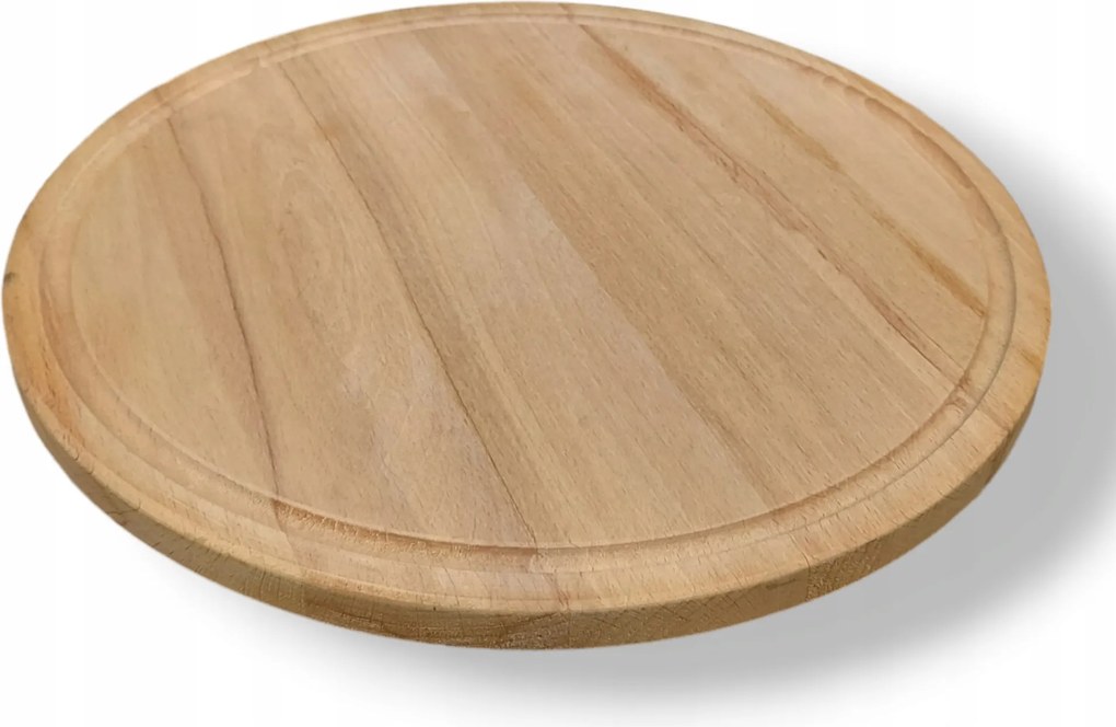 Kerek bükkfa vágódeszka erős természetes átm. 30x1,5 cm