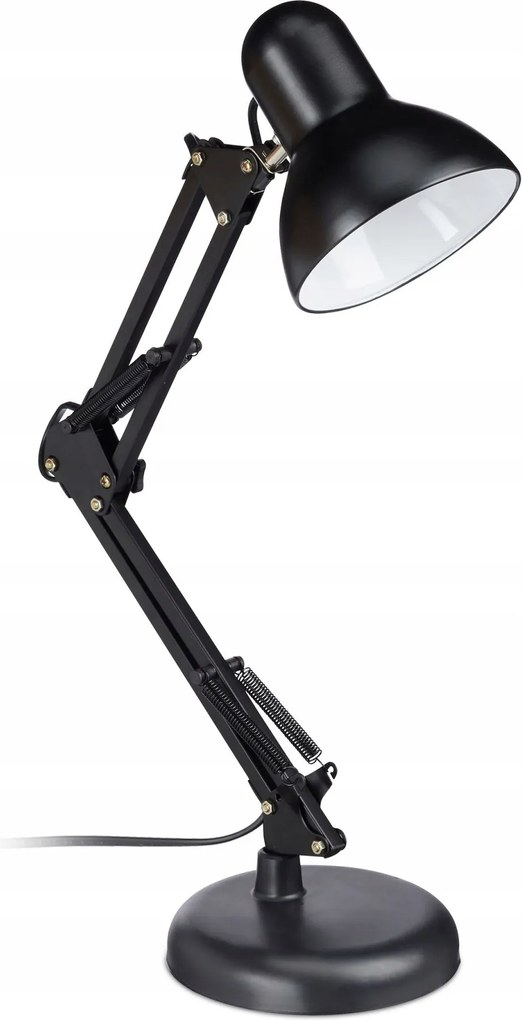 Asztali lámpa Relaxdays fekete teljesítmény max. 4 W