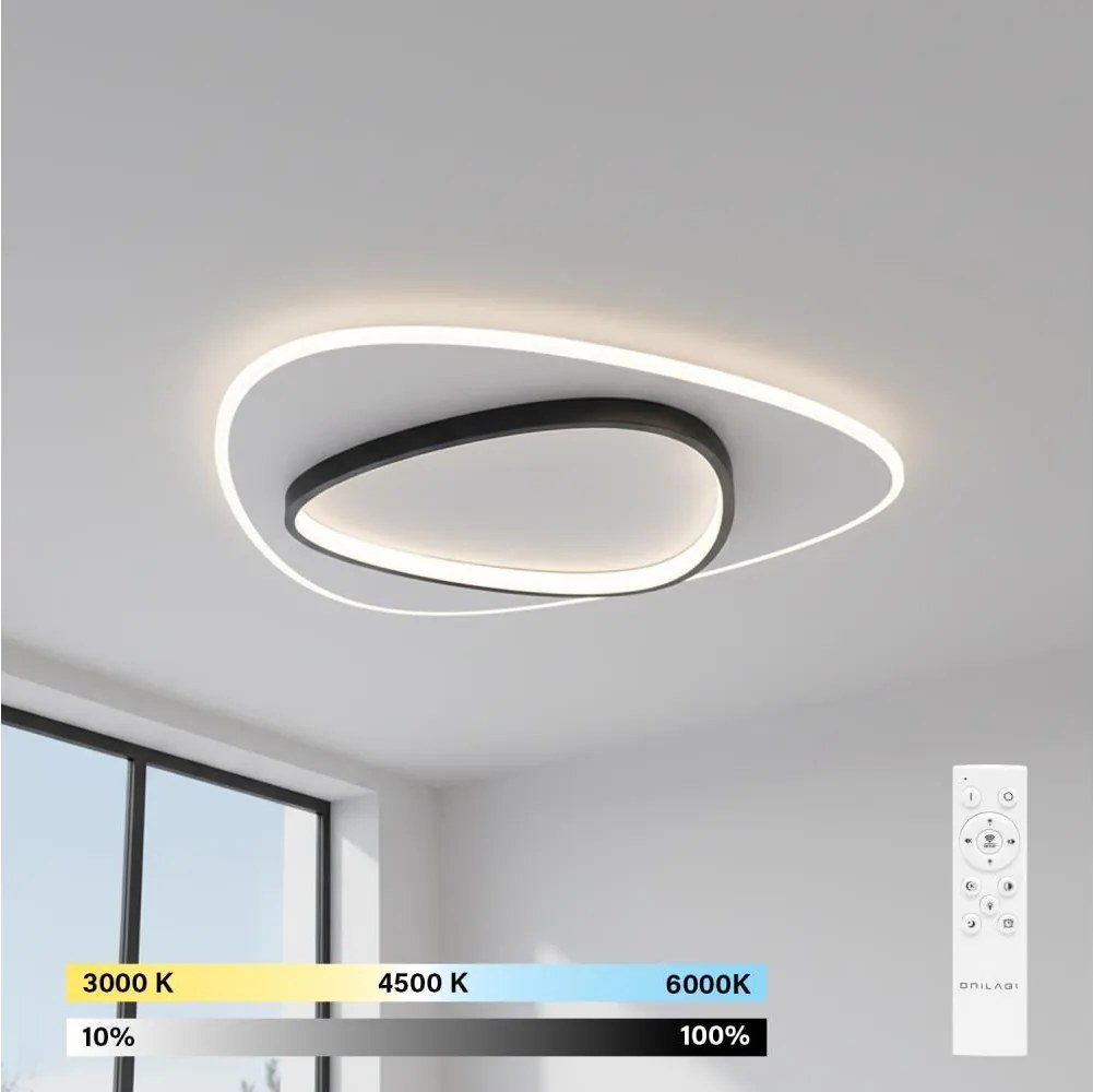 Brilagi - Dimmelhető LED mennyezeti lámpa FLARE LED/70W/230V 3000-6000K+távirányító