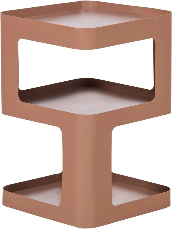 Fém tárolóasztal 35x35 cm Riv – WOOOD