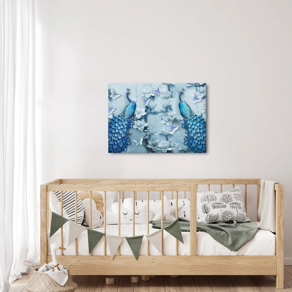 Pávák képe (70x50 cm)