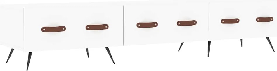vidaXL fehér szerelt fa TV-szekrény 150 x 35 x 55 cm