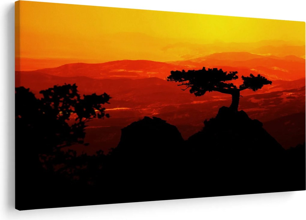 Kép - naplemente (90x60 cm)