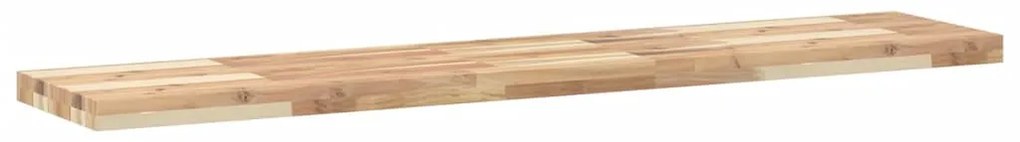 2 db kezeletlen tömör akácfa függőpolc 120 x 30 x 4 cm